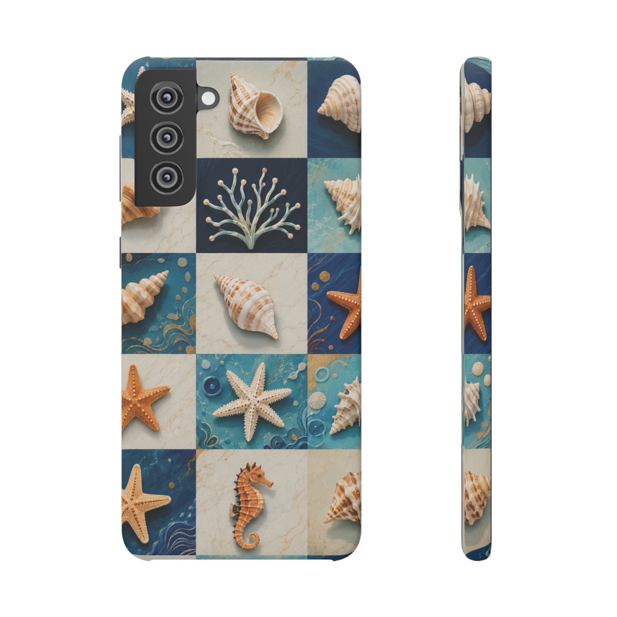 Coastal Seashell Mosaic Phone Case