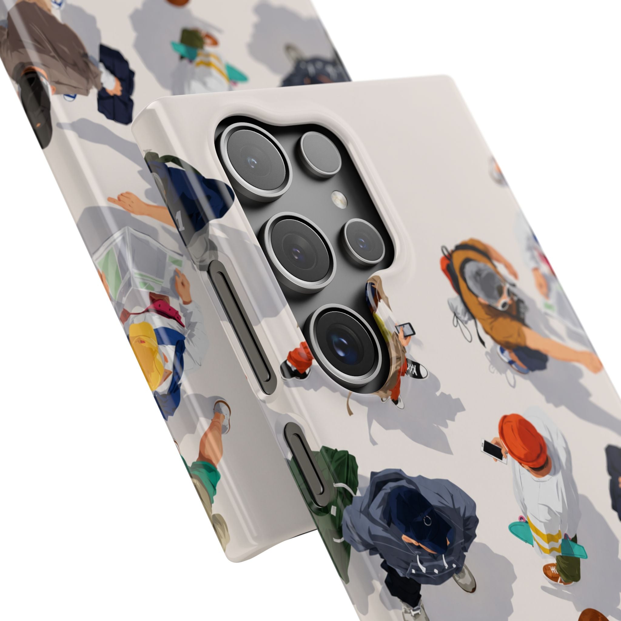 City Crowd Aesthetic Phone Case