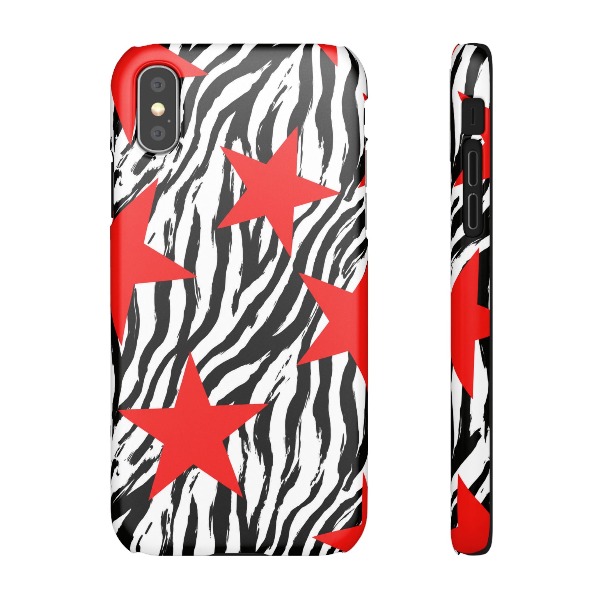 Retro Zebra Stars Phone Case