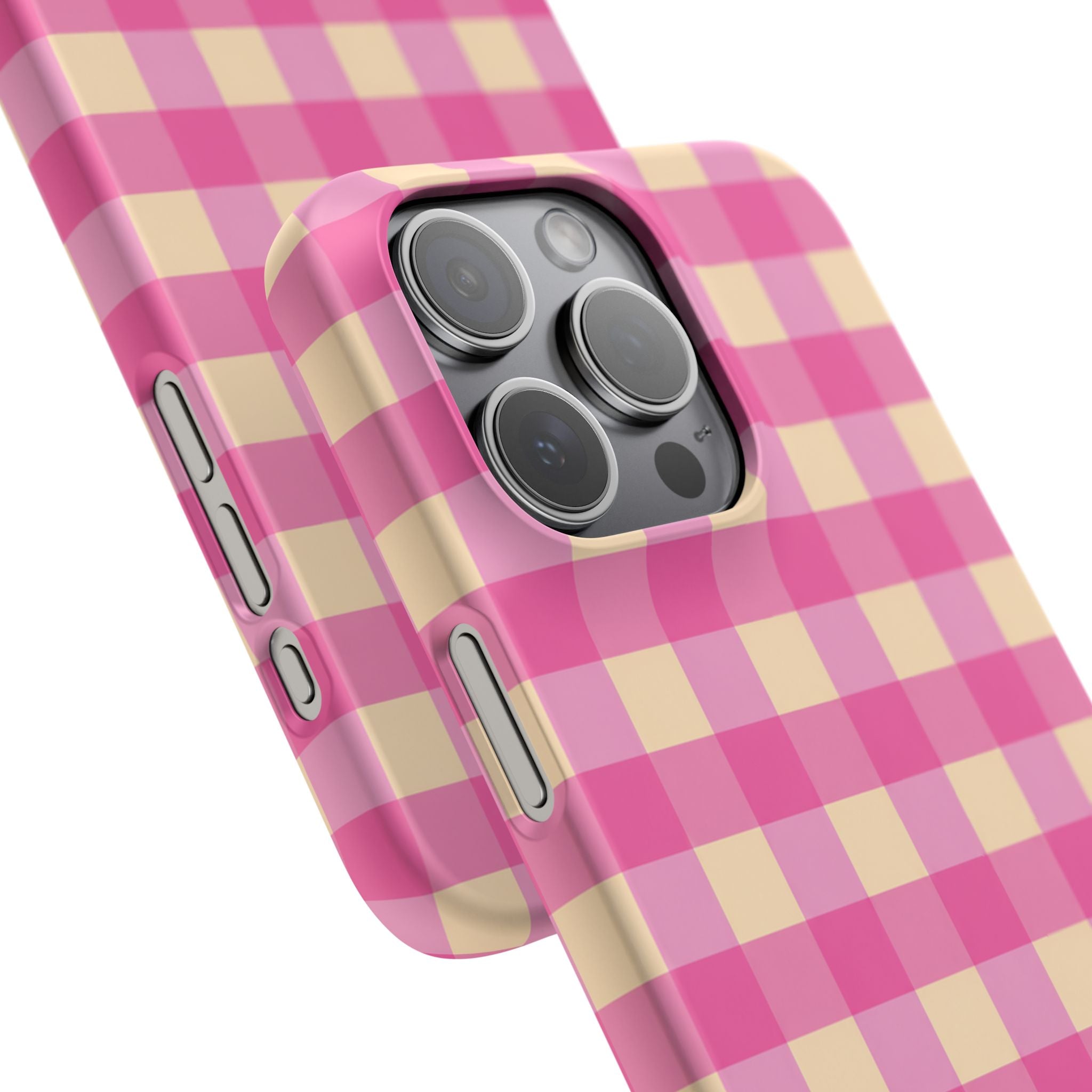 Pink Gingham Phone Case