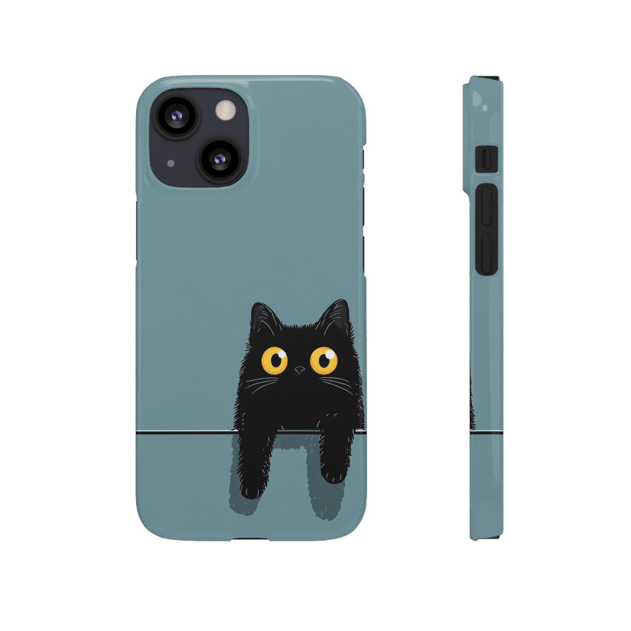 Cute Black Cat Phone Case