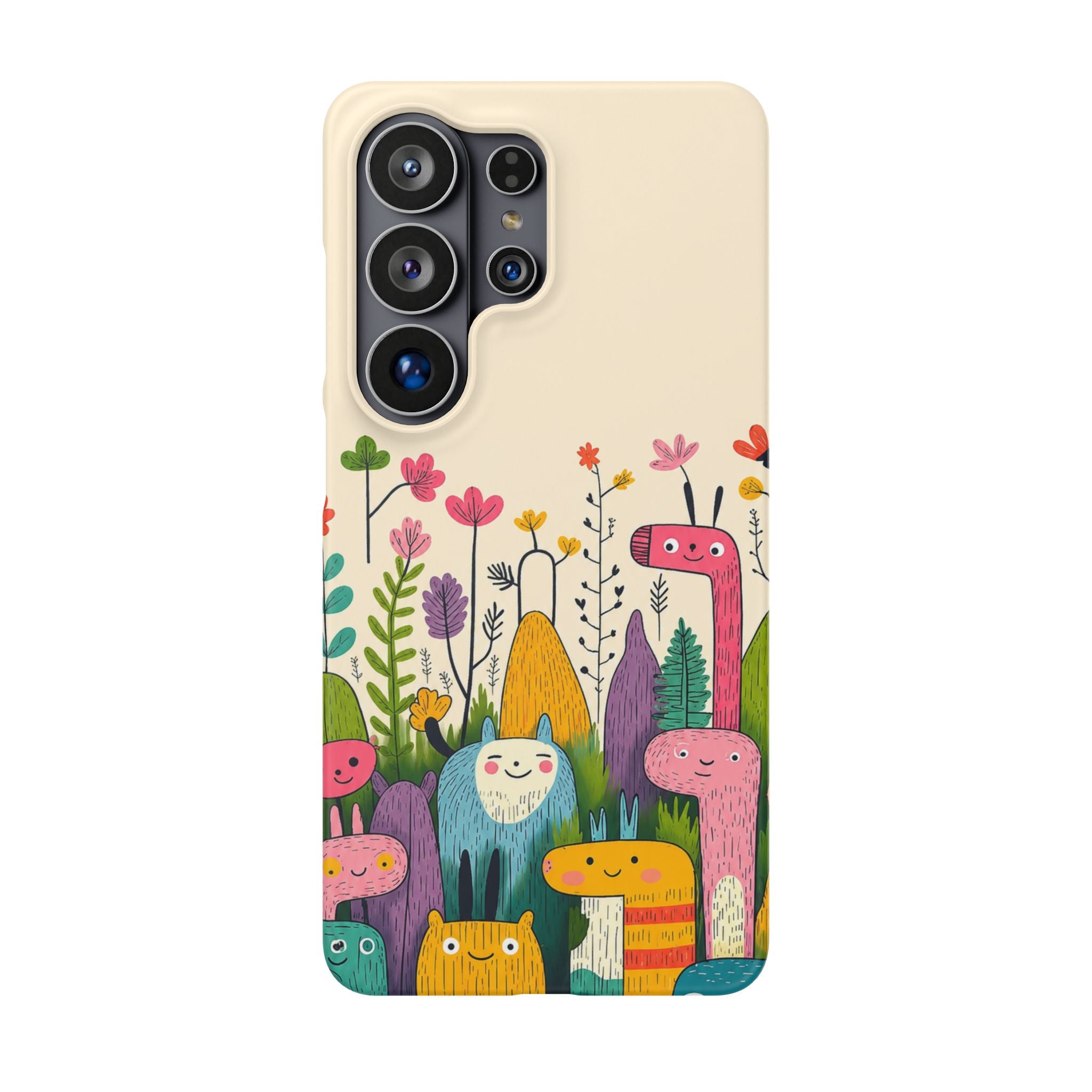 Cute Monster Garden Phone Case