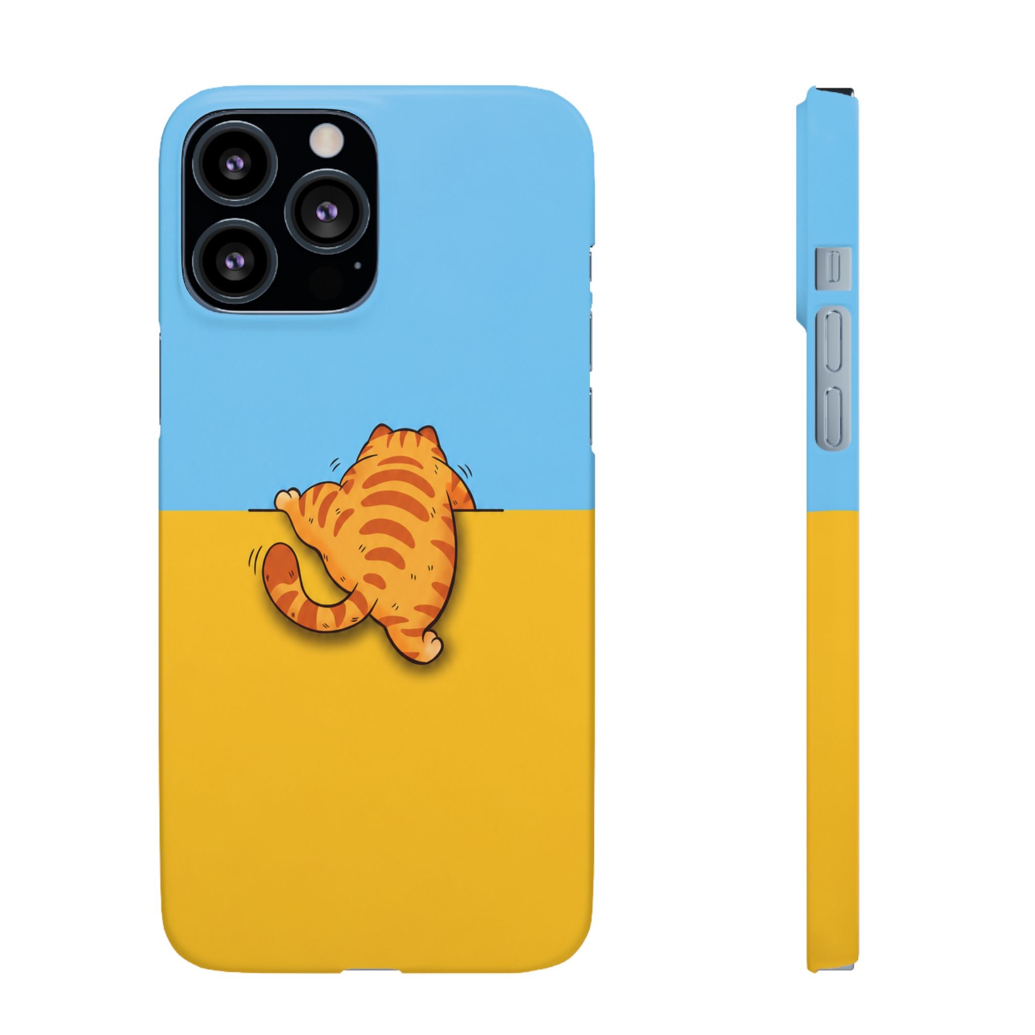 Peekaboo Orange Cat Phone Case