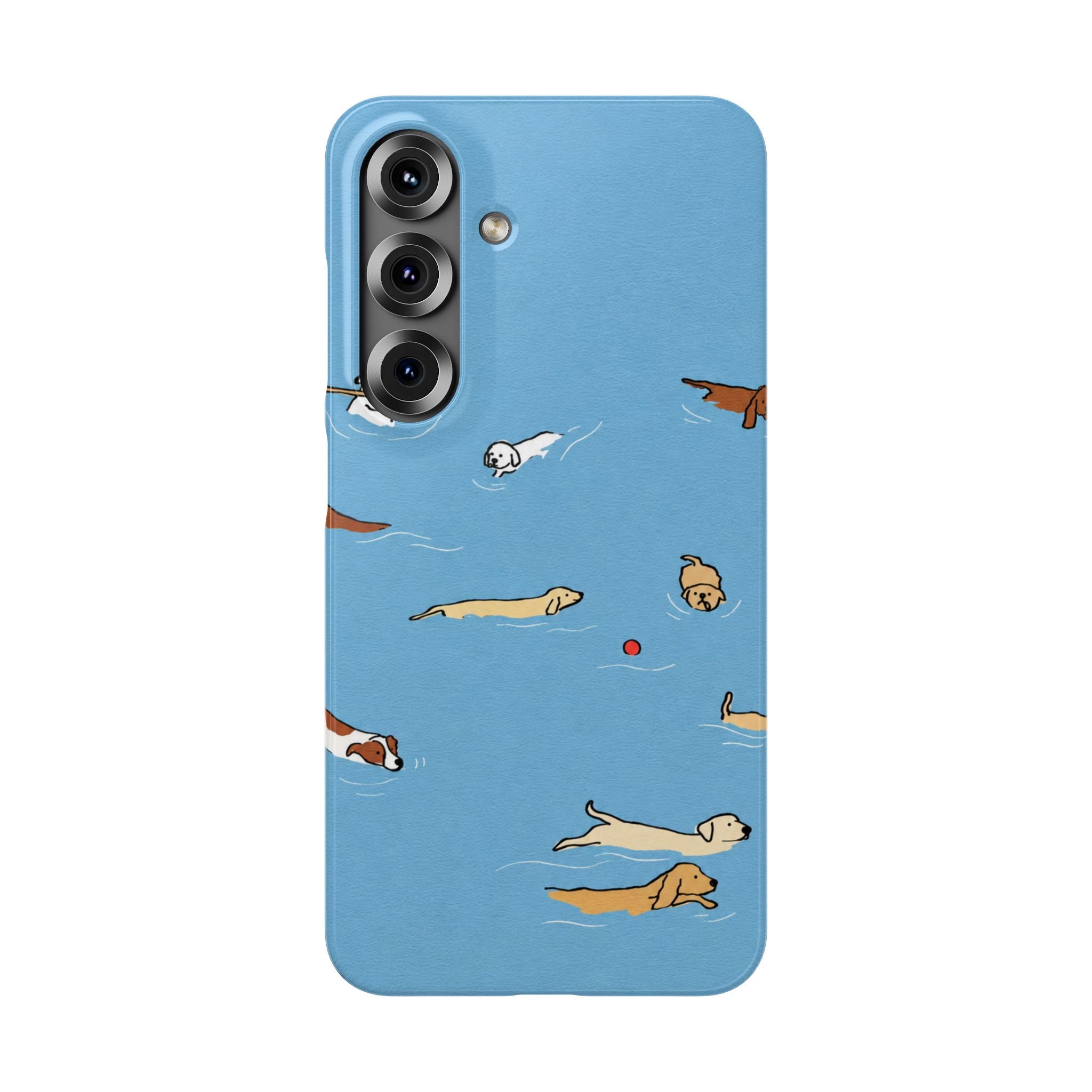 Swimming Dogs Phone Case