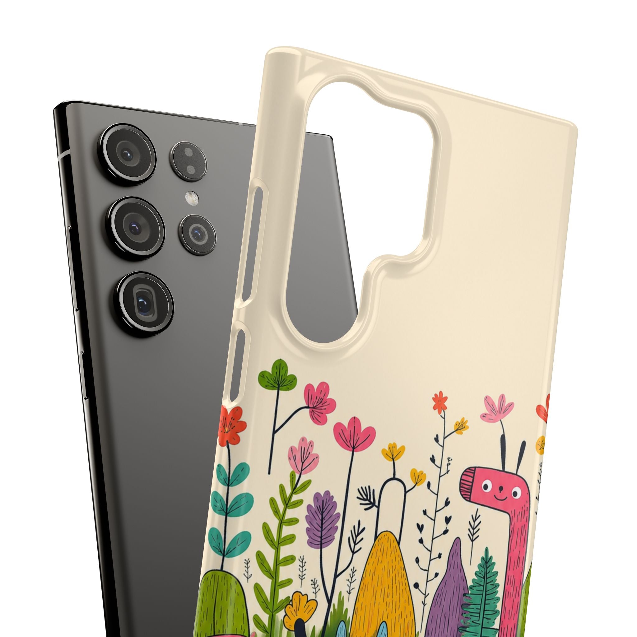 Cute Monster Garden Phone Case