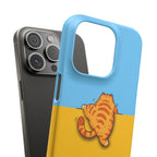 Peekaboo Orange Cat Phone Case