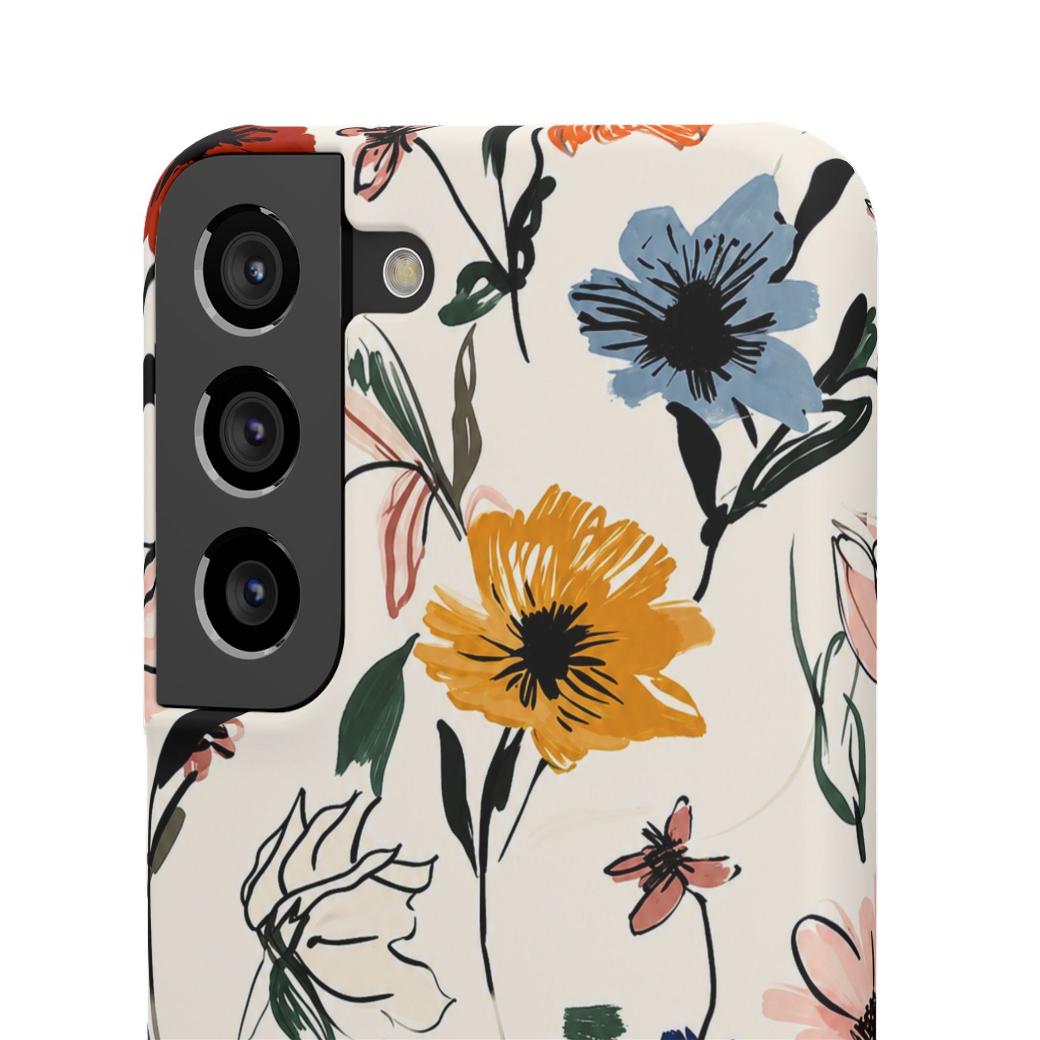 Wildflower Sketch Phone Case