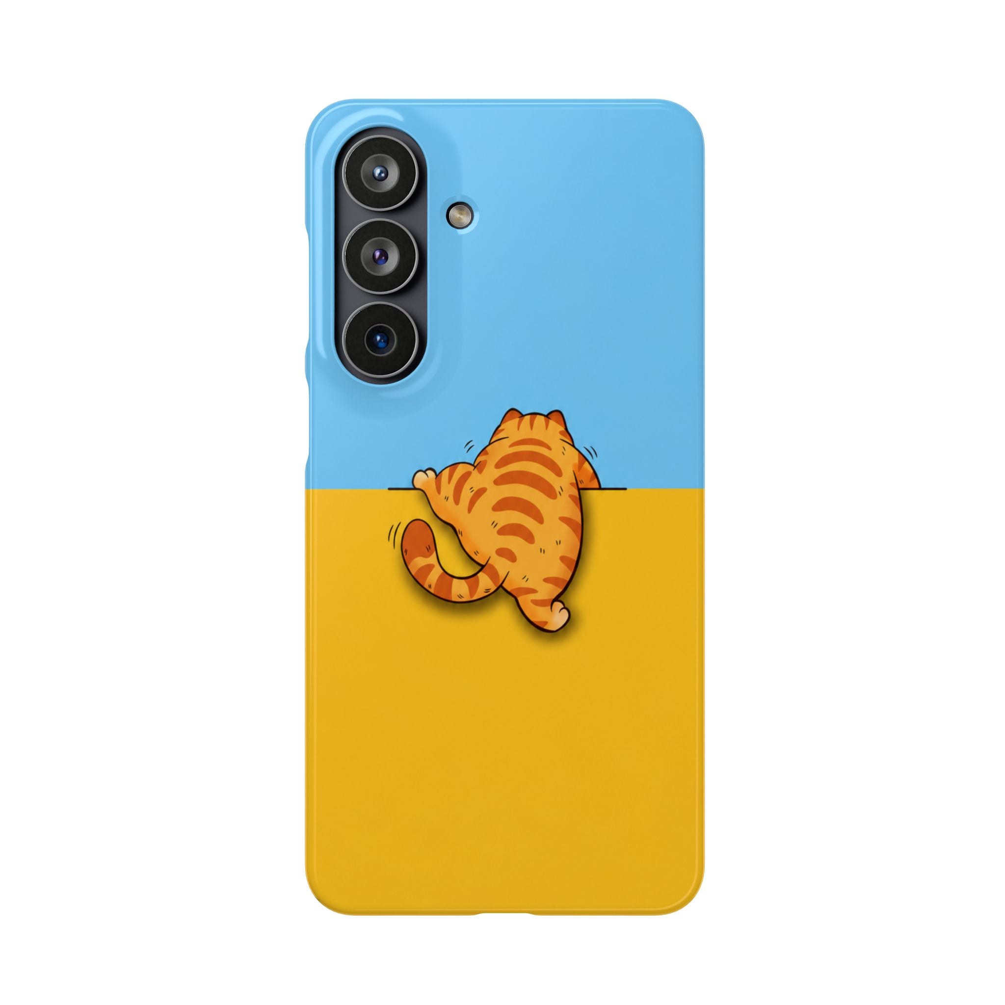 Peekaboo Orange Cat Phone Case