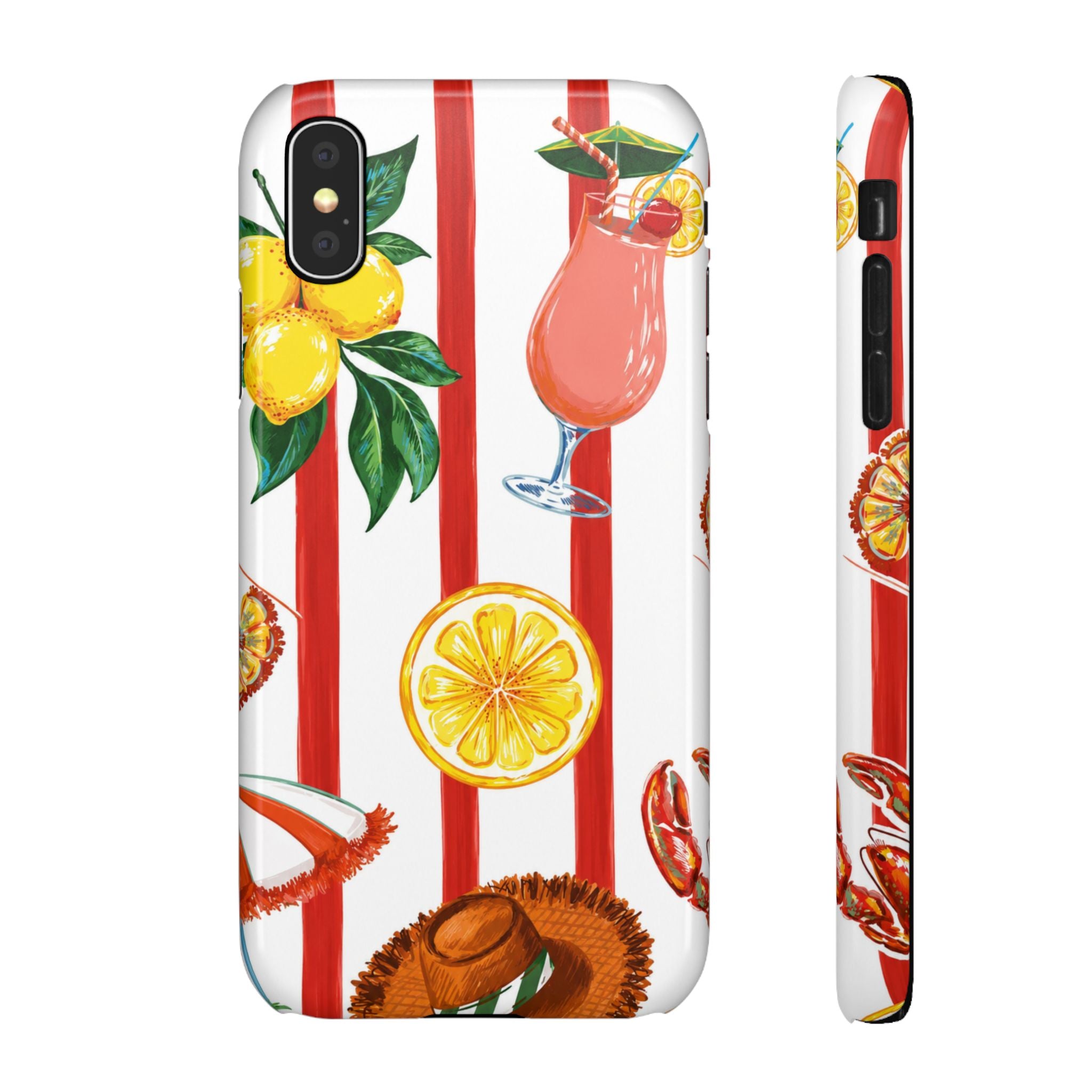 Lemon Coast – Summer Citrus Phone Case
