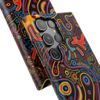 Neon Maze Phone Case