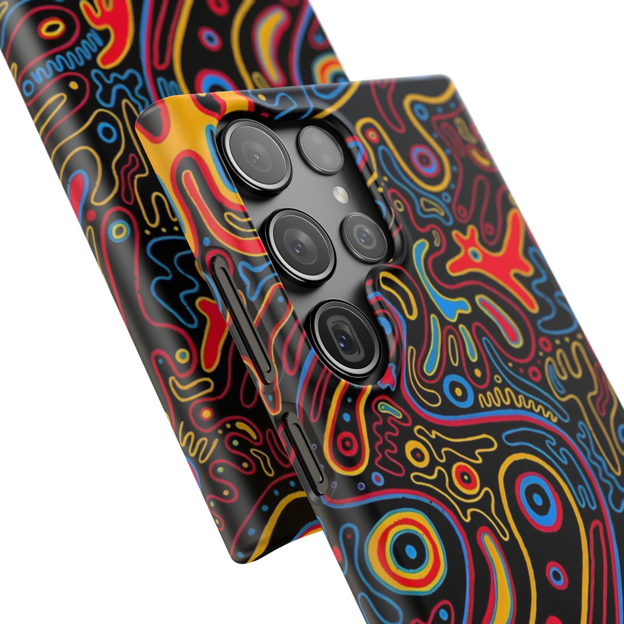 Neon Maze Phone Case