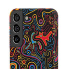 Neon Maze Phone Case
