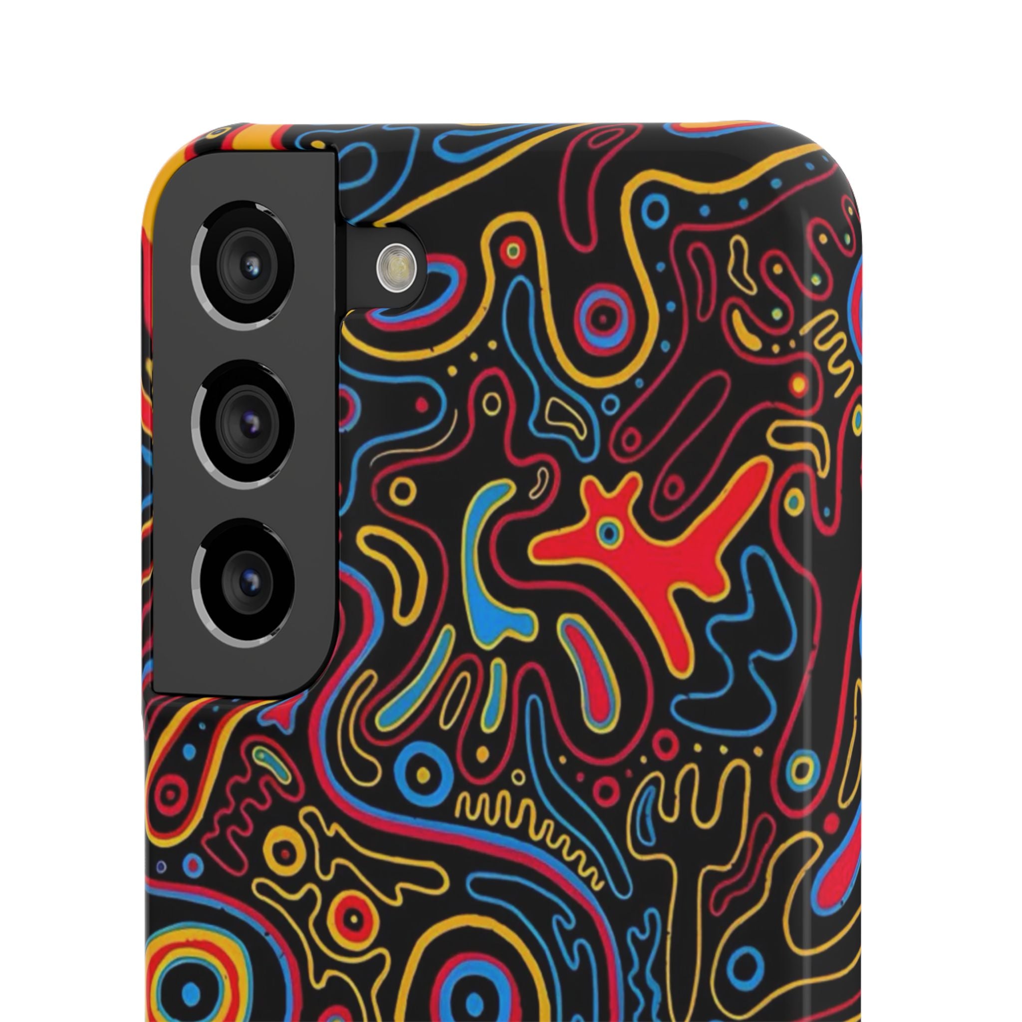 Neon Maze Phone Case
