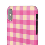 Pink Gingham Phone Case