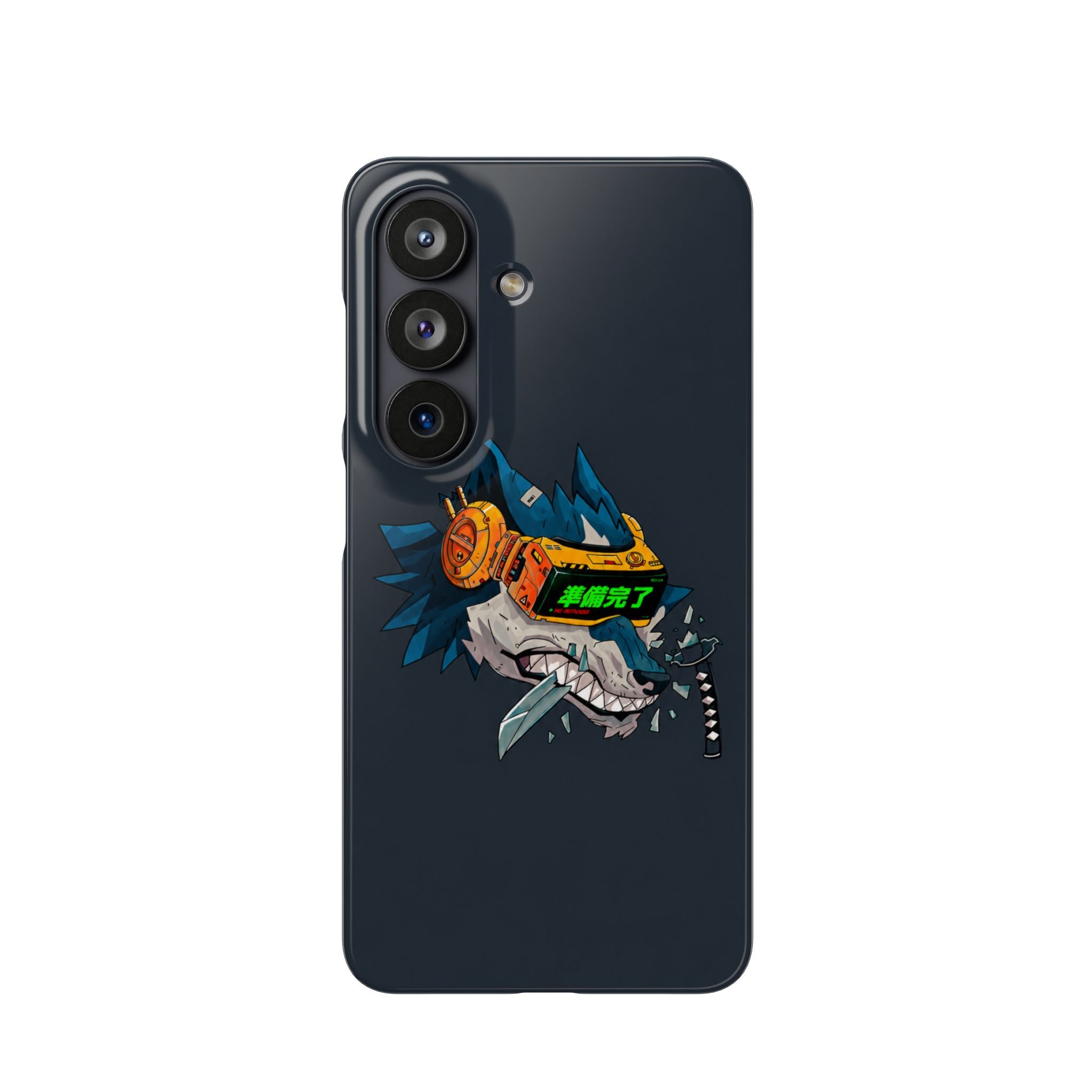 Cyberpunk Wolf Phone Case