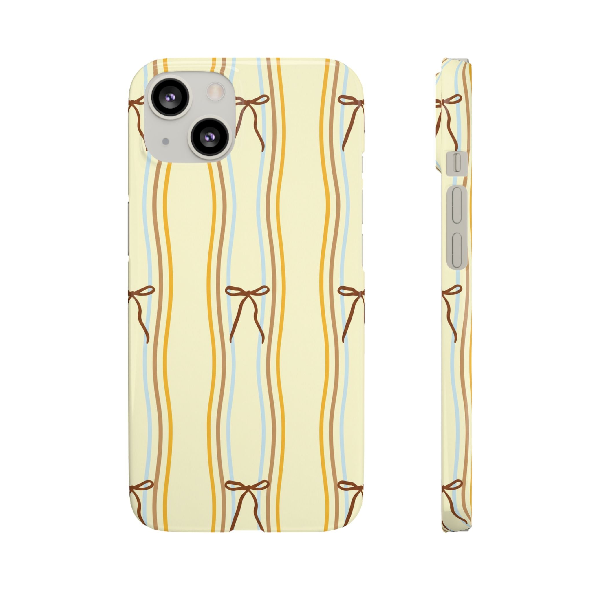 Bow Stripe Phone Case