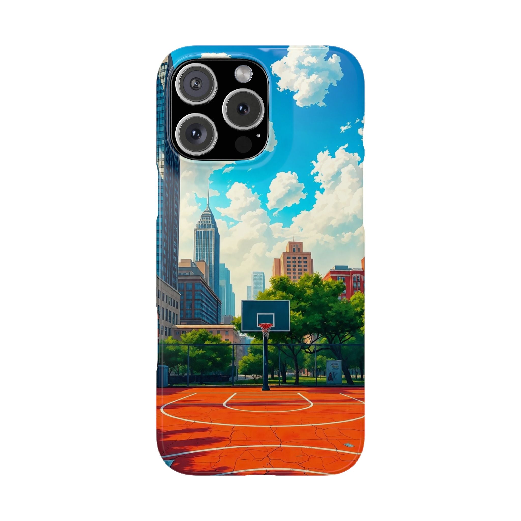 Urban Basketball Court Phone Case