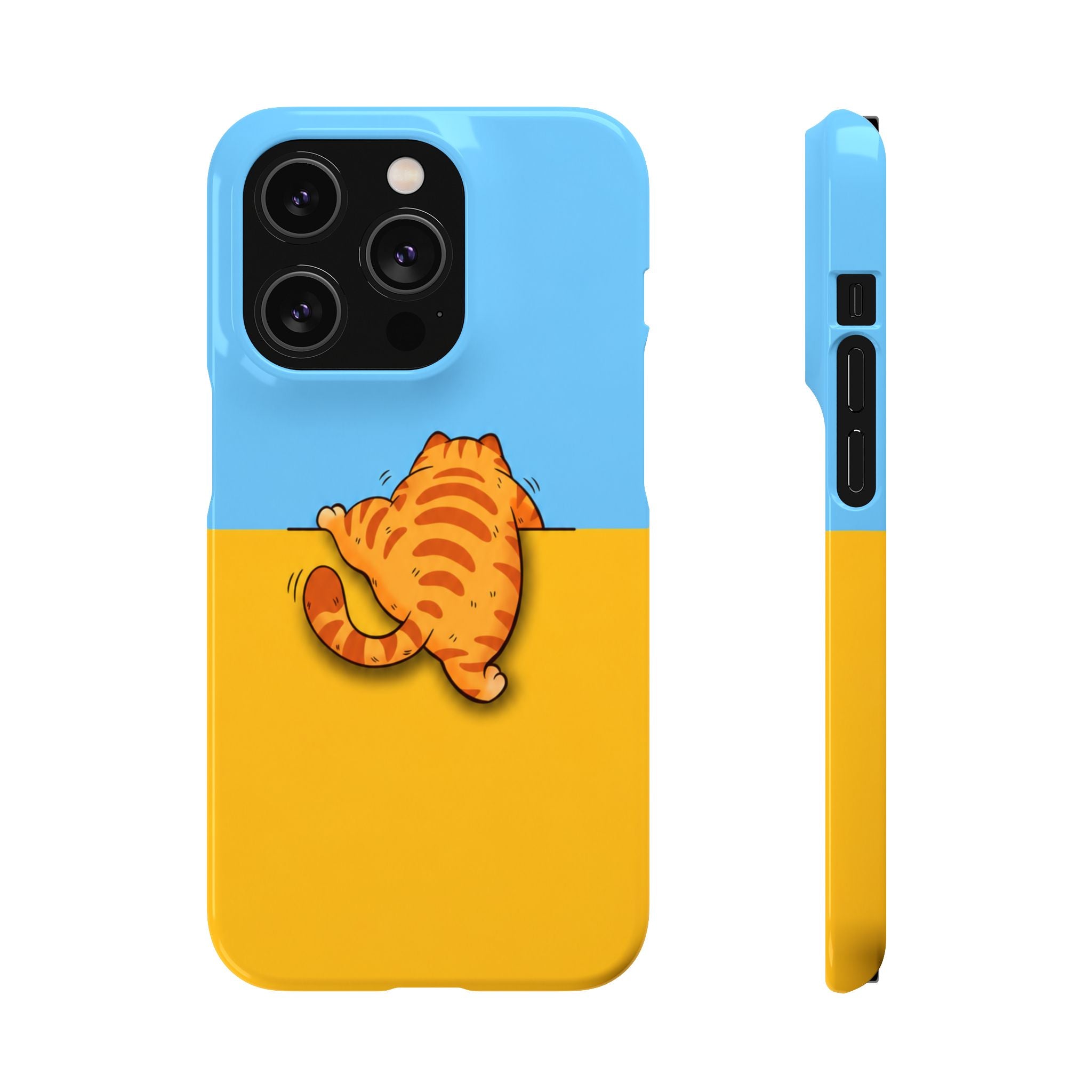 Peekaboo Orange Cat Phone Case