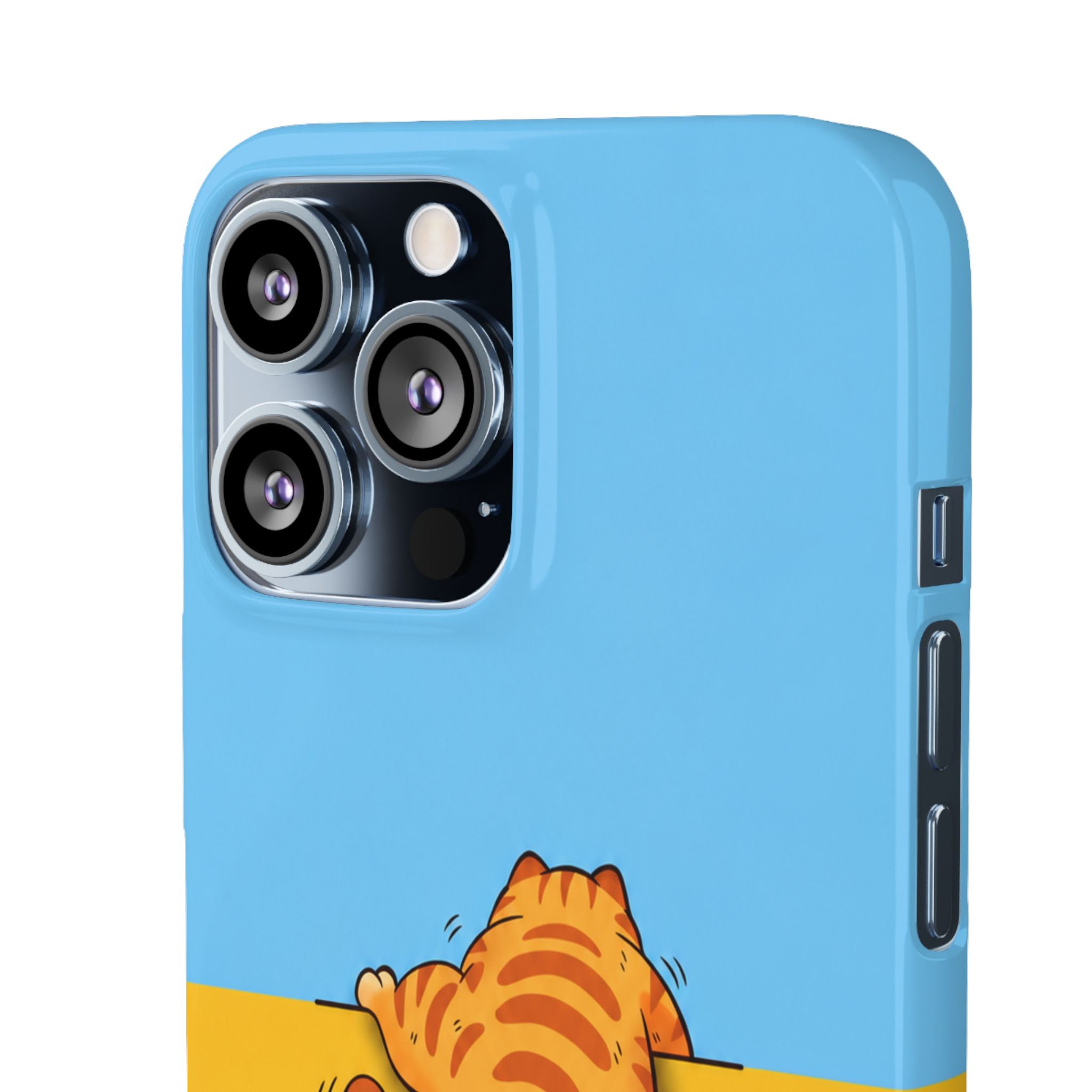 Peekaboo Orange Cat Phone Case