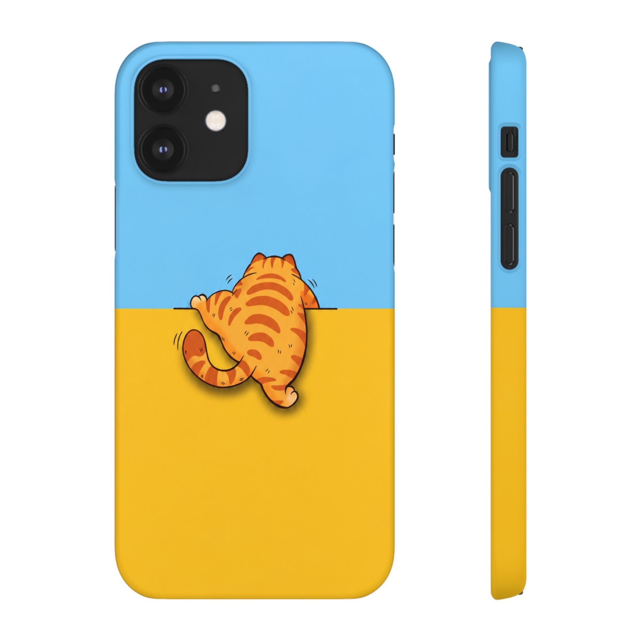 Peekaboo Orange Cat Phone Case