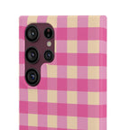 Pink Gingham Phone Case