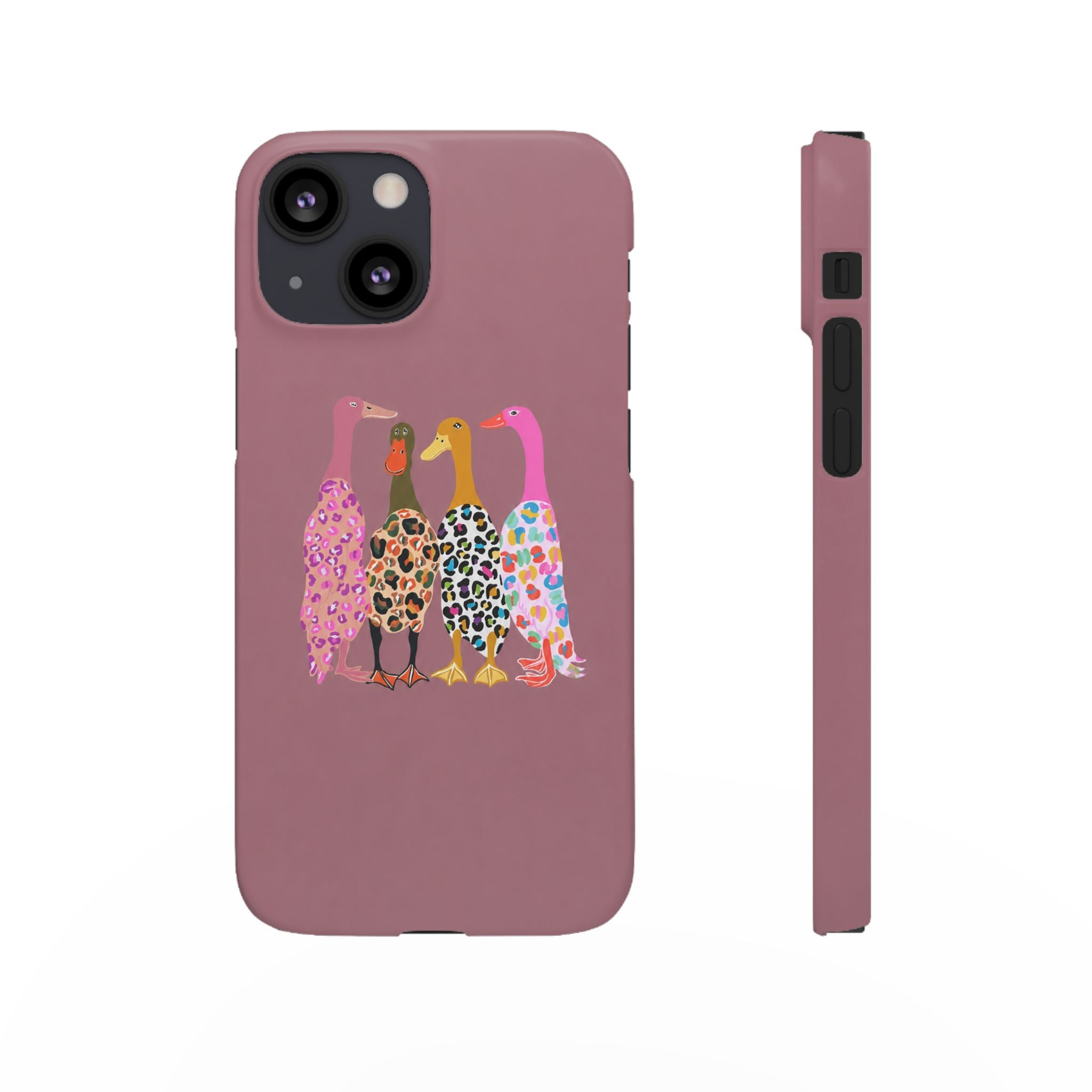 Colorful Leopard Ducks Phone Case