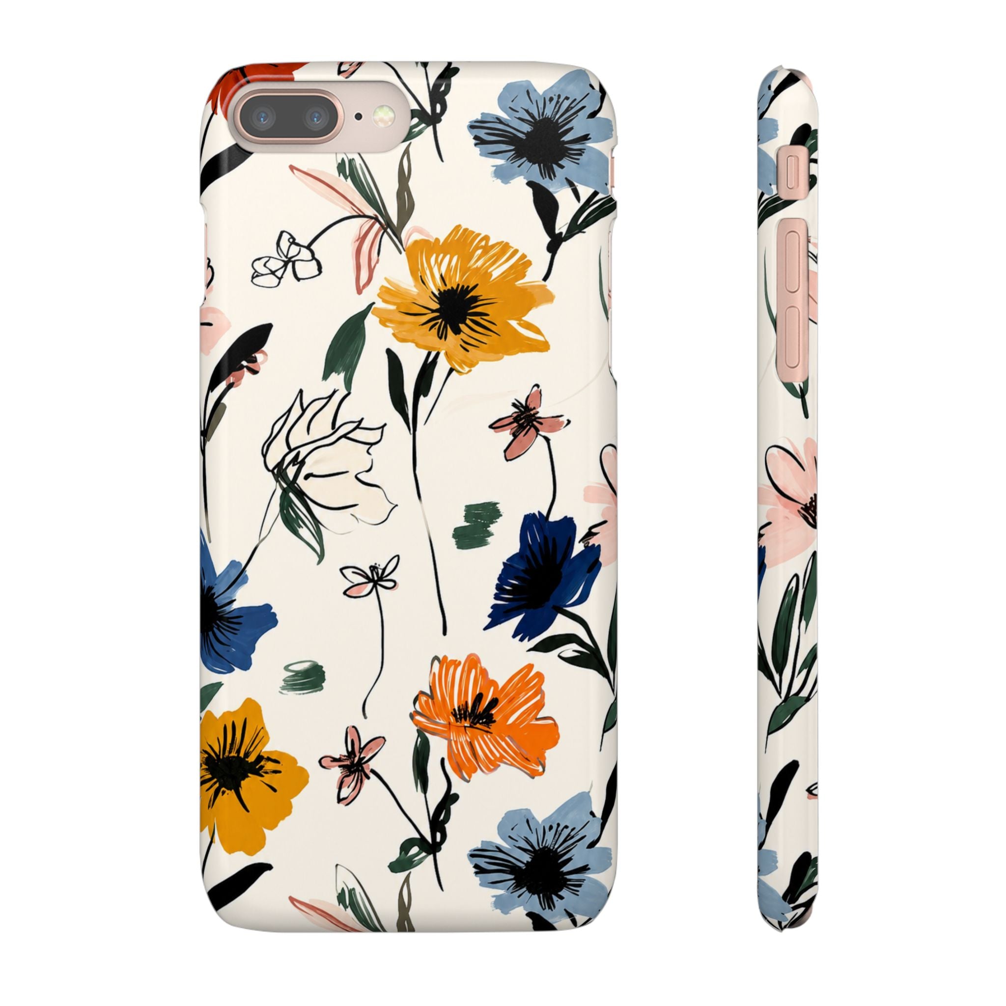 Wildflower Sketch Phone Case