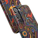 Neon Maze Phone Case