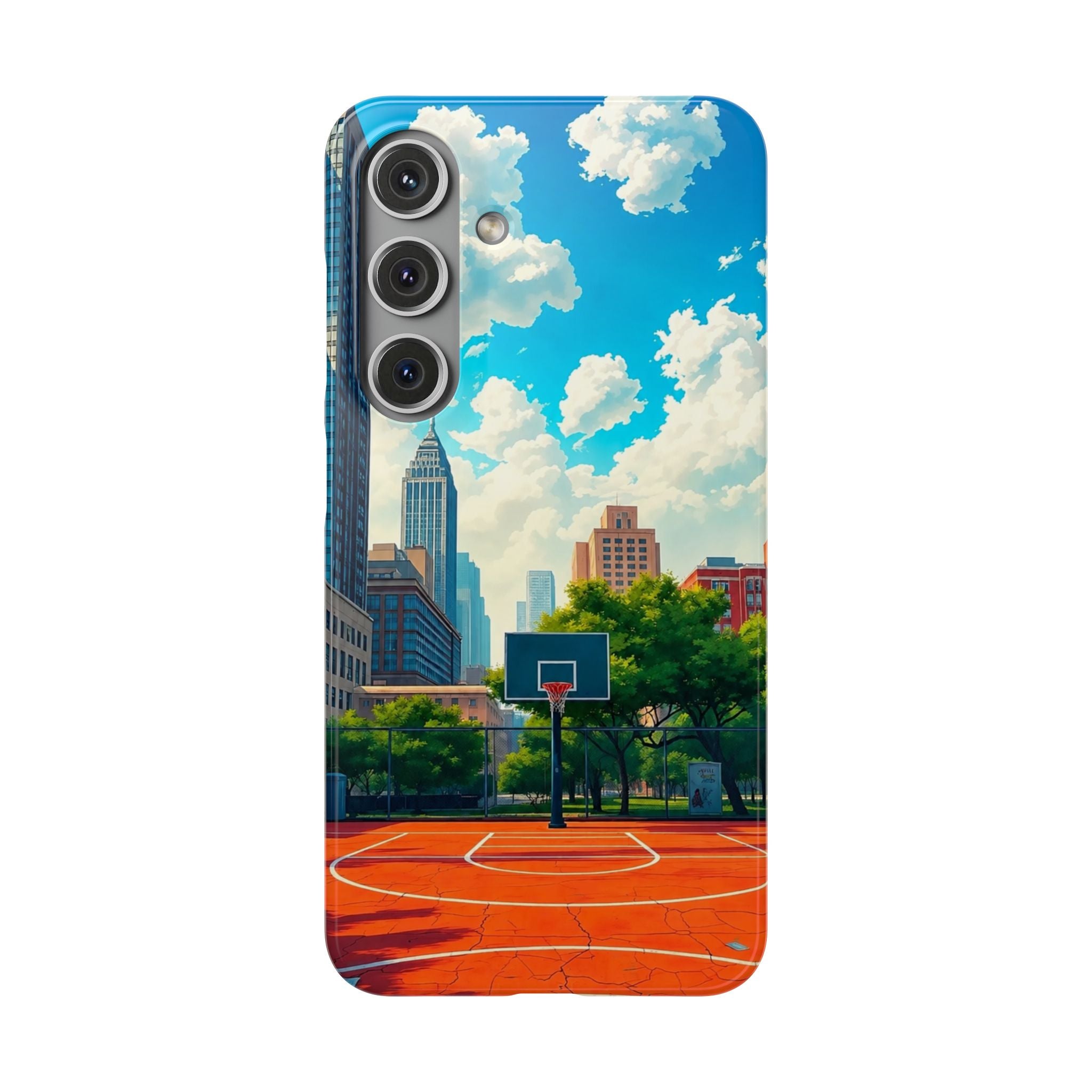 Urban Basketball Court Phone Case