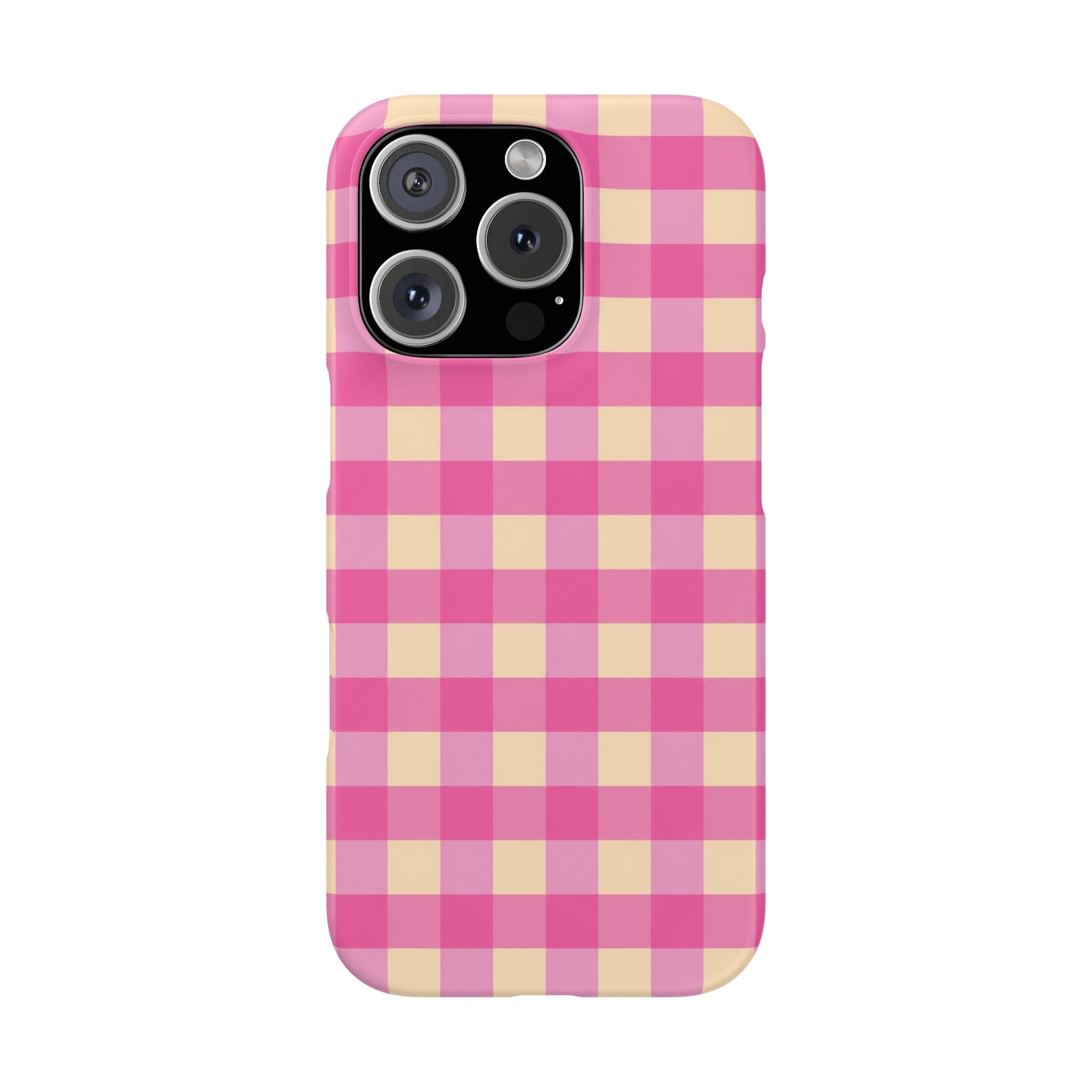 Pink Gingham Phone Case