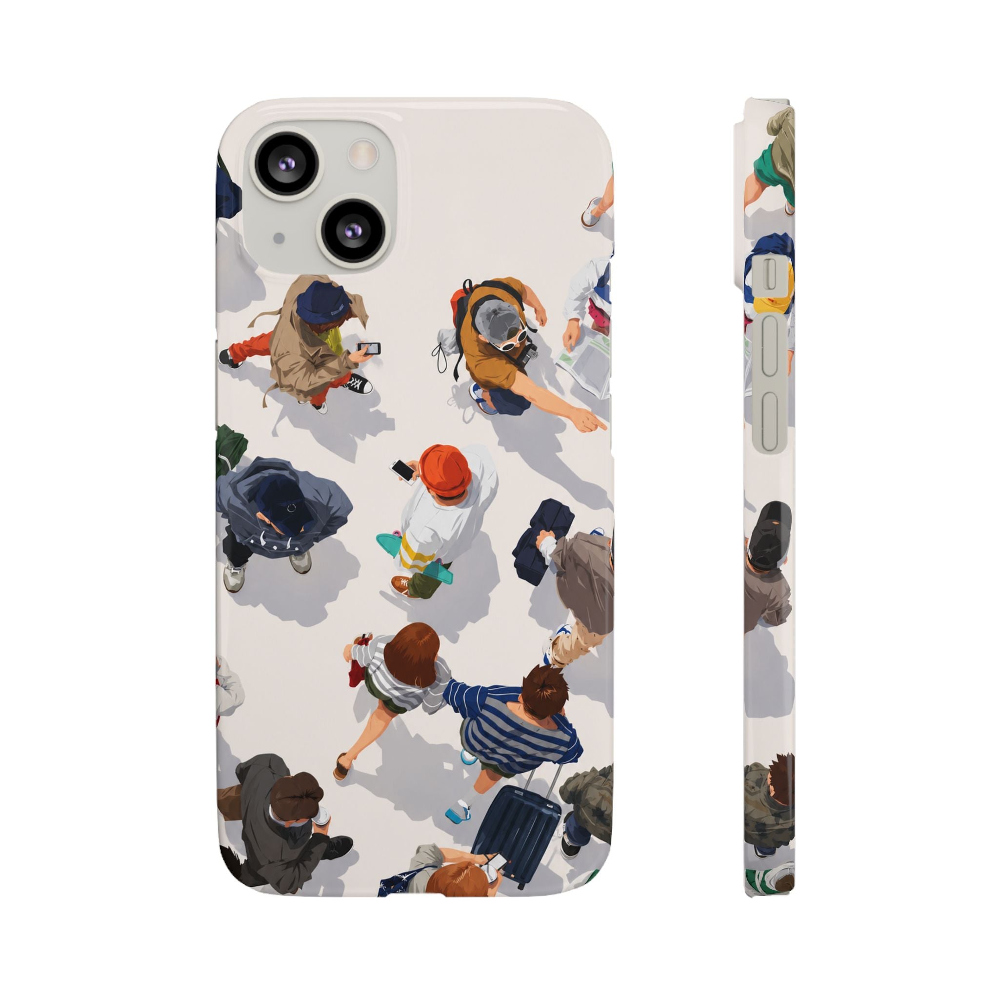 City Crowd Aesthetic Phone Case