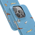 Swimming Dogs Phone Case