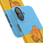 Peekaboo Orange Cat Phone Case