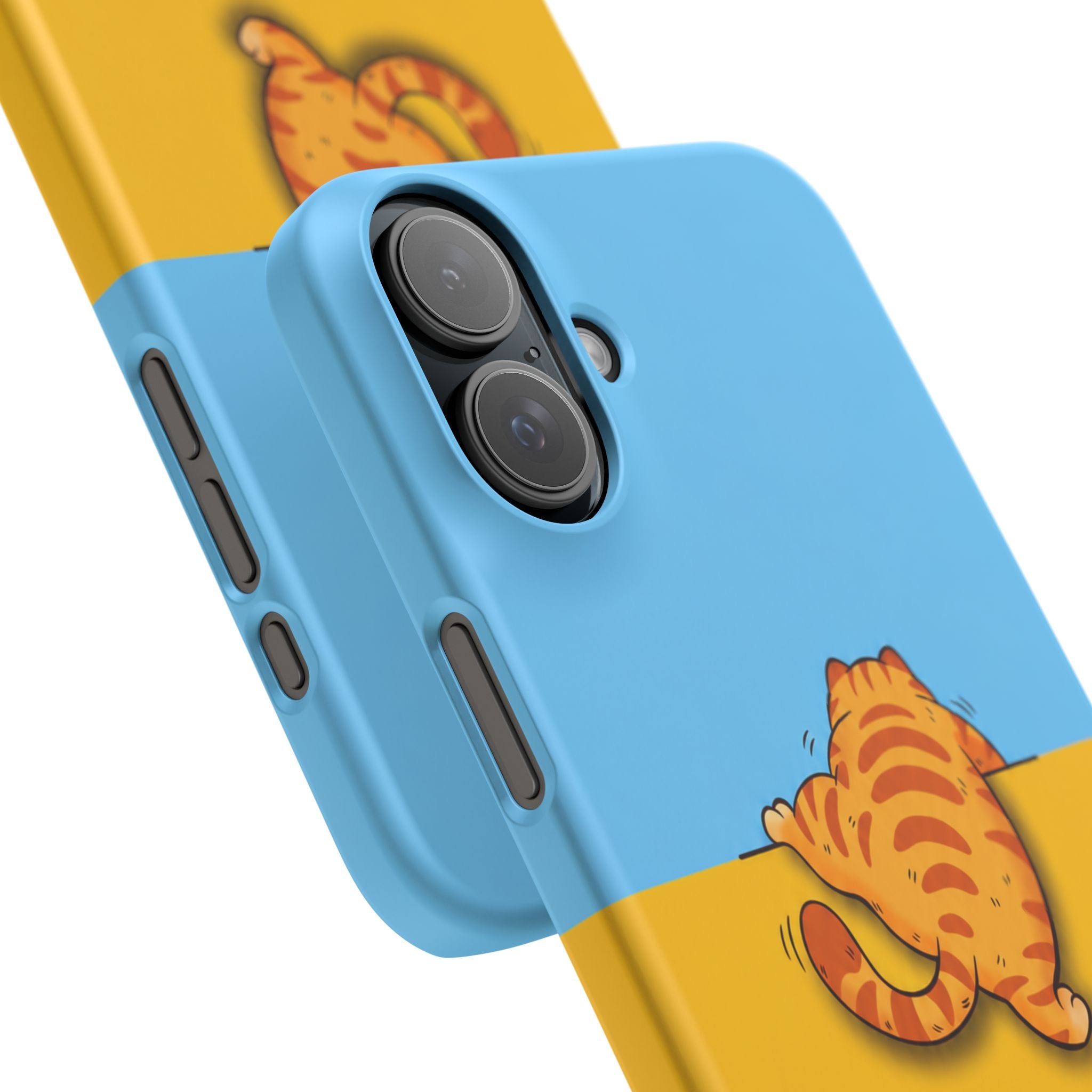 Peekaboo Orange Cat Phone Case