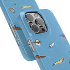 Swimming Dogs Phone Case