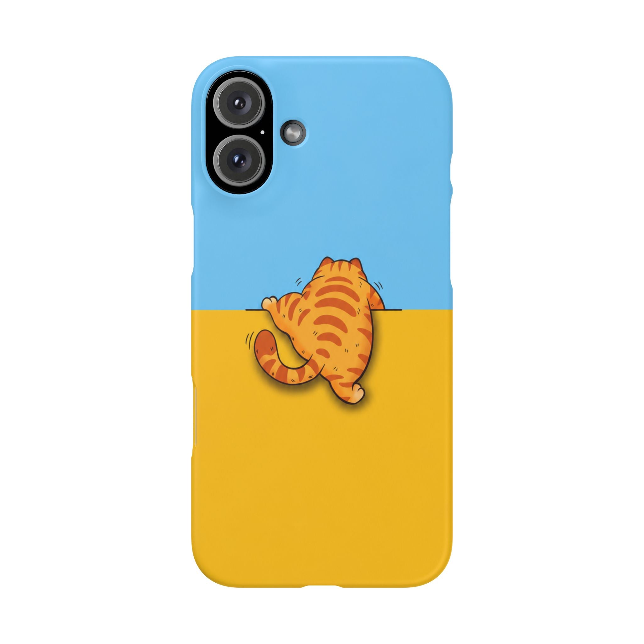 Peekaboo Orange Cat Phone Case