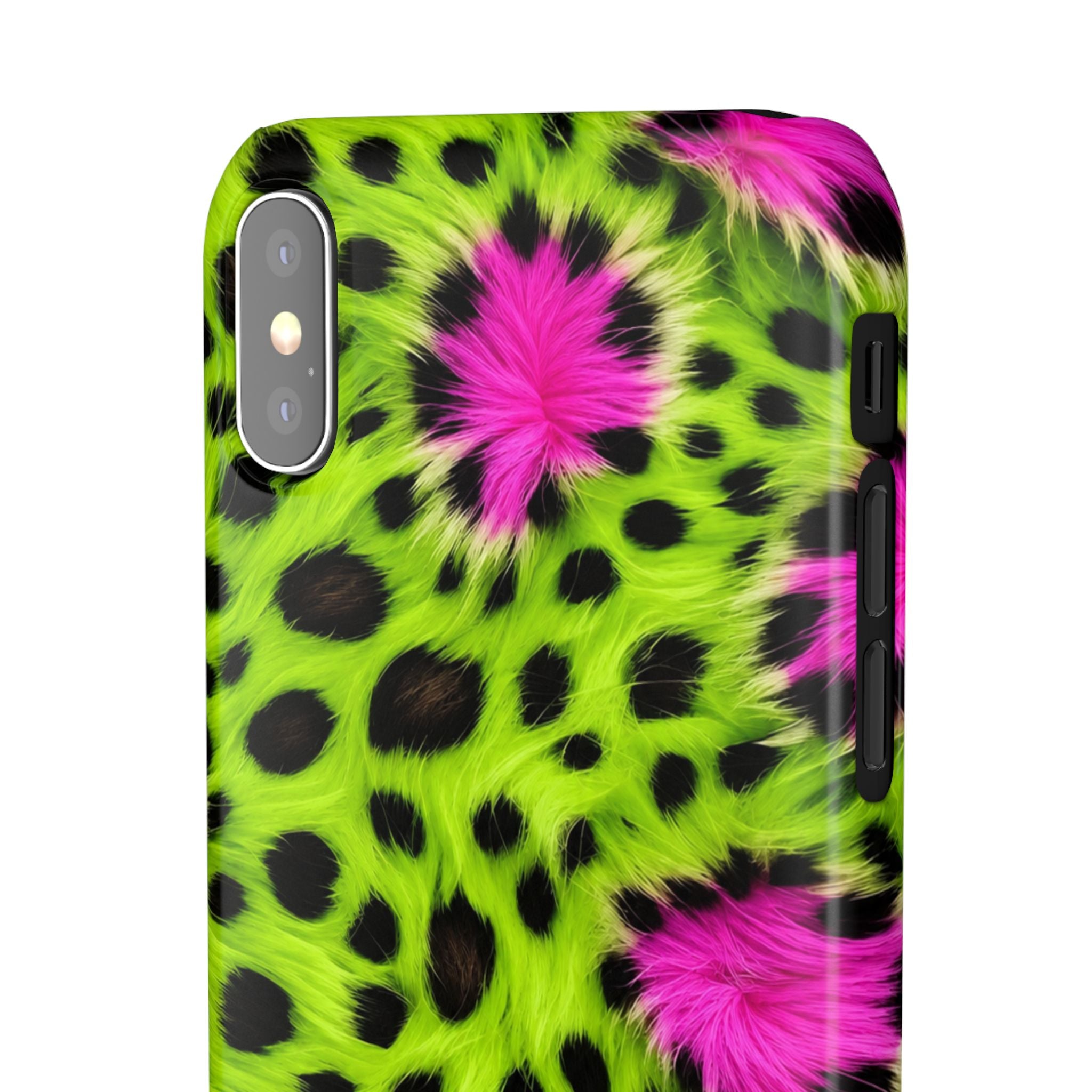 Neon Leopard Phone Case