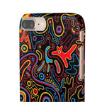 Neon Maze Phone Case