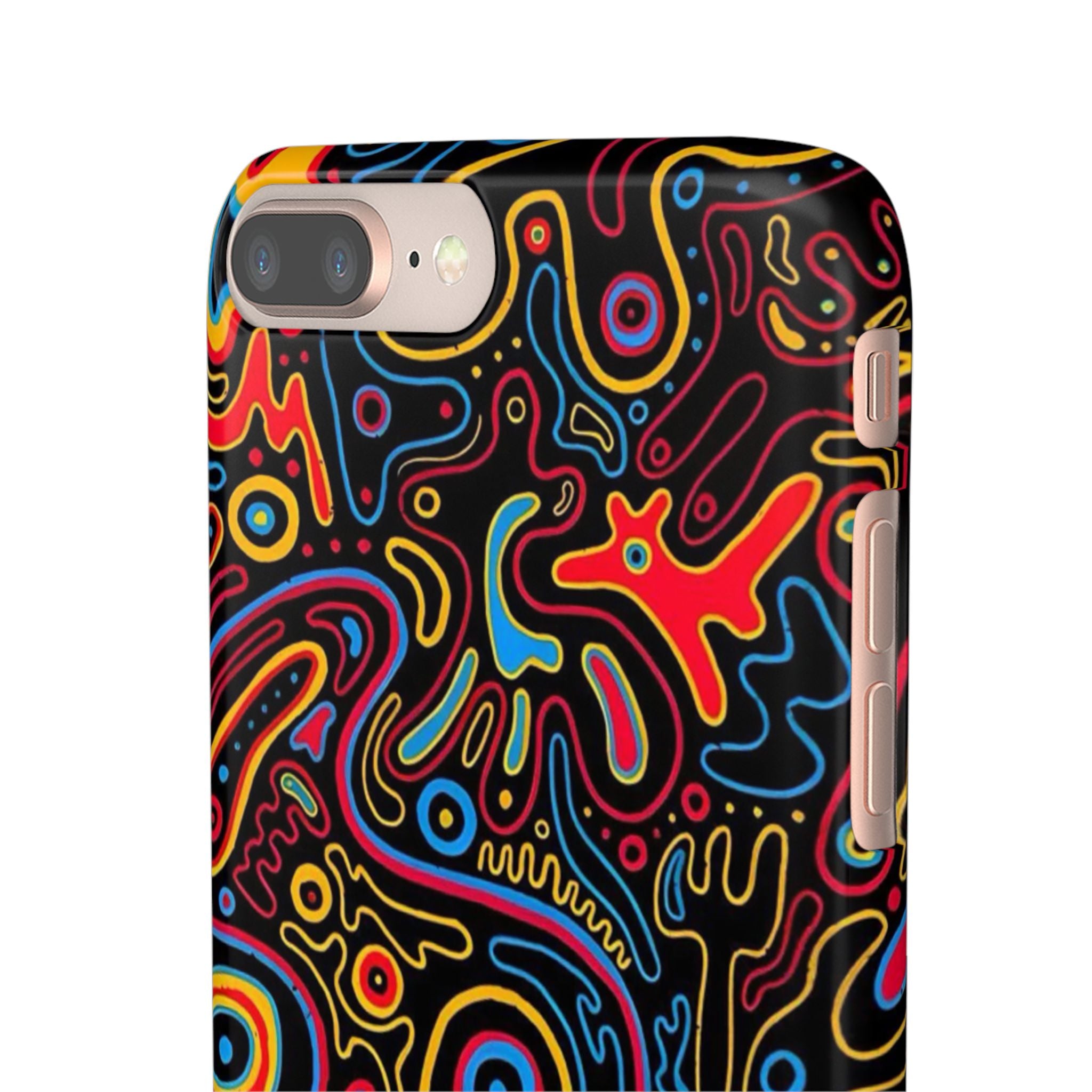 Neon Maze Phone Case