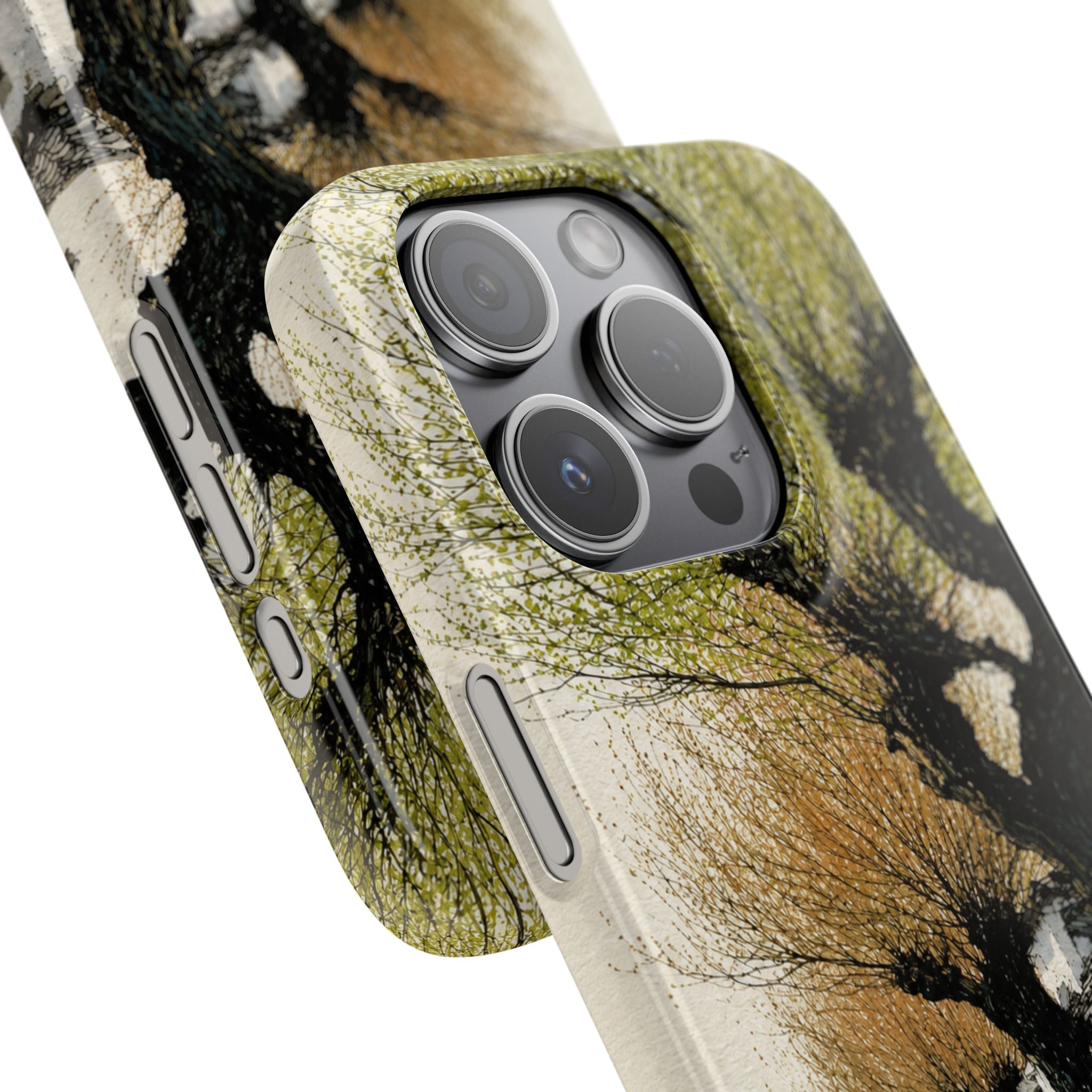 Serene Willow Landscape Phone Case