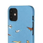 Swimming Dogs Phone Case