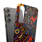 Neon Maze Phone Case