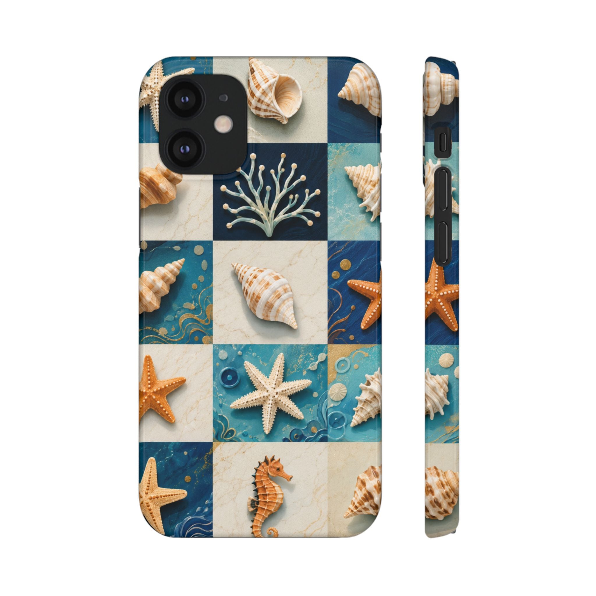 Coastal Seashell Mosaic Phone Case