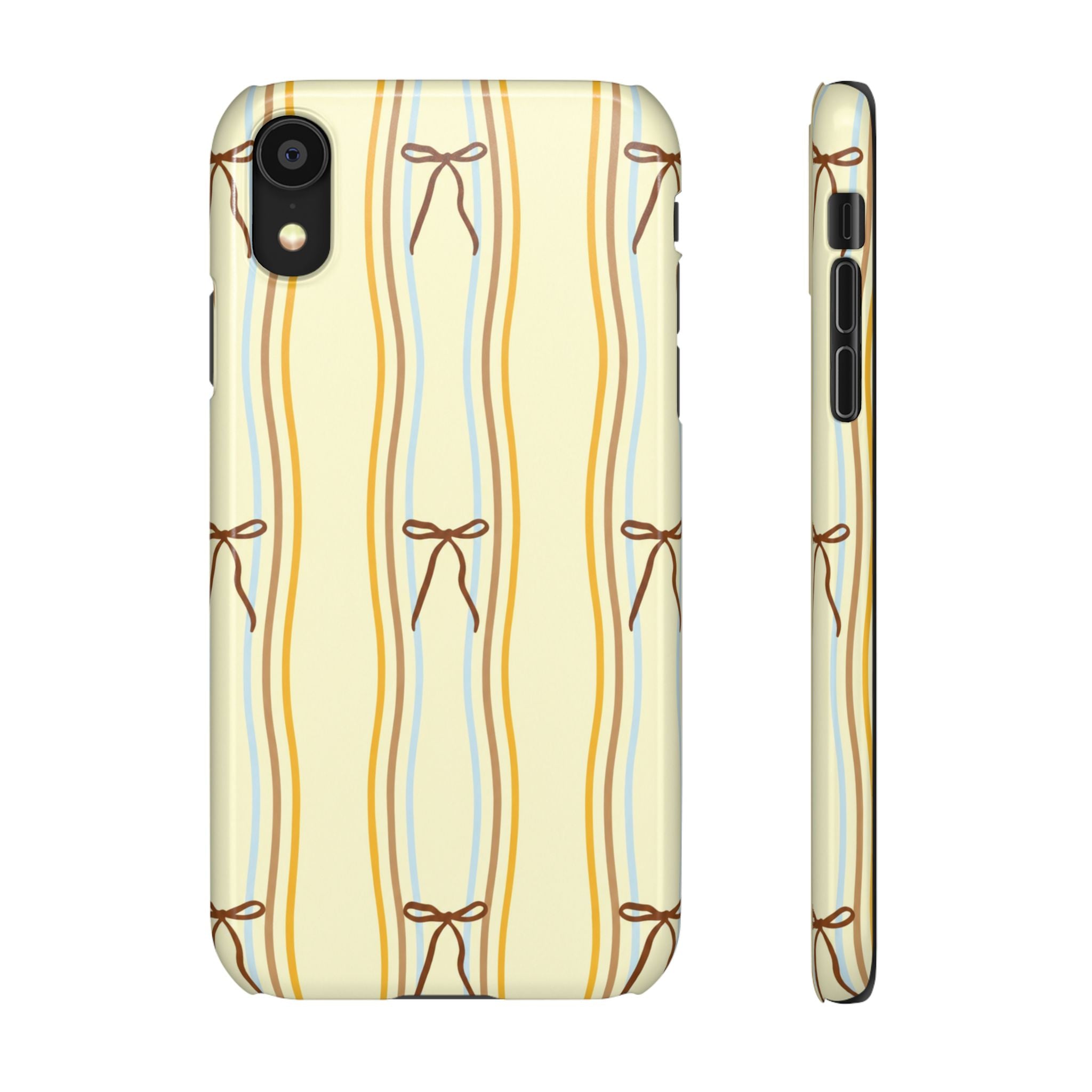 Bow Stripe Phone Case