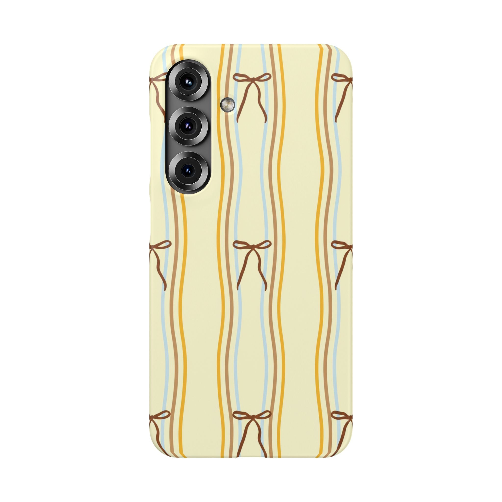Bow Stripe Phone Case