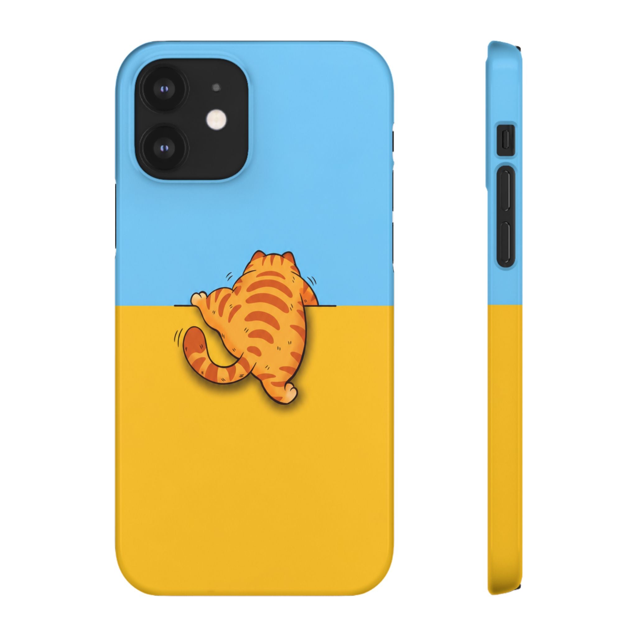 Peekaboo Orange Cat Phone Case