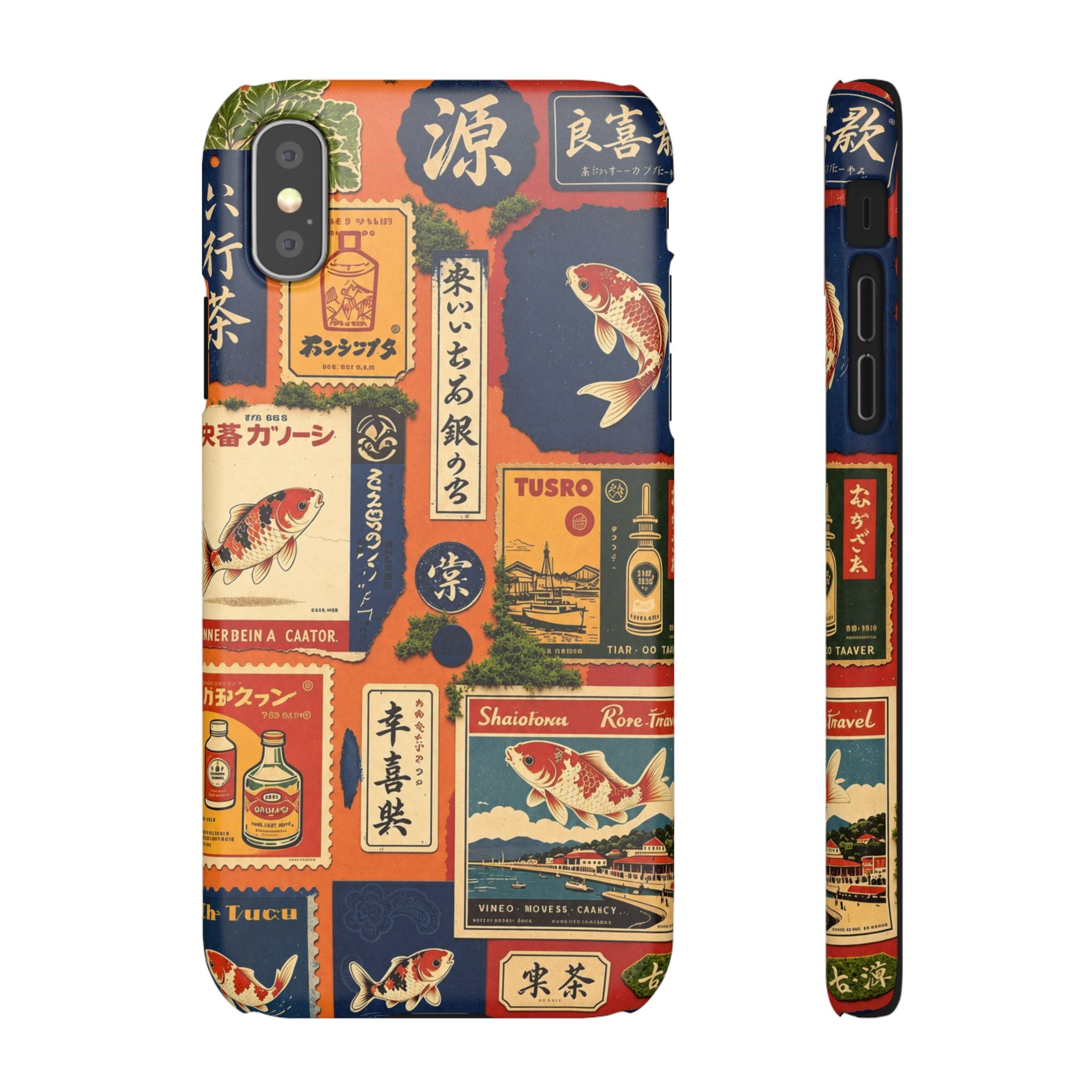 Vintage Japanese Koi Phone Case
