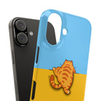 Peekaboo Orange Cat Phone Case