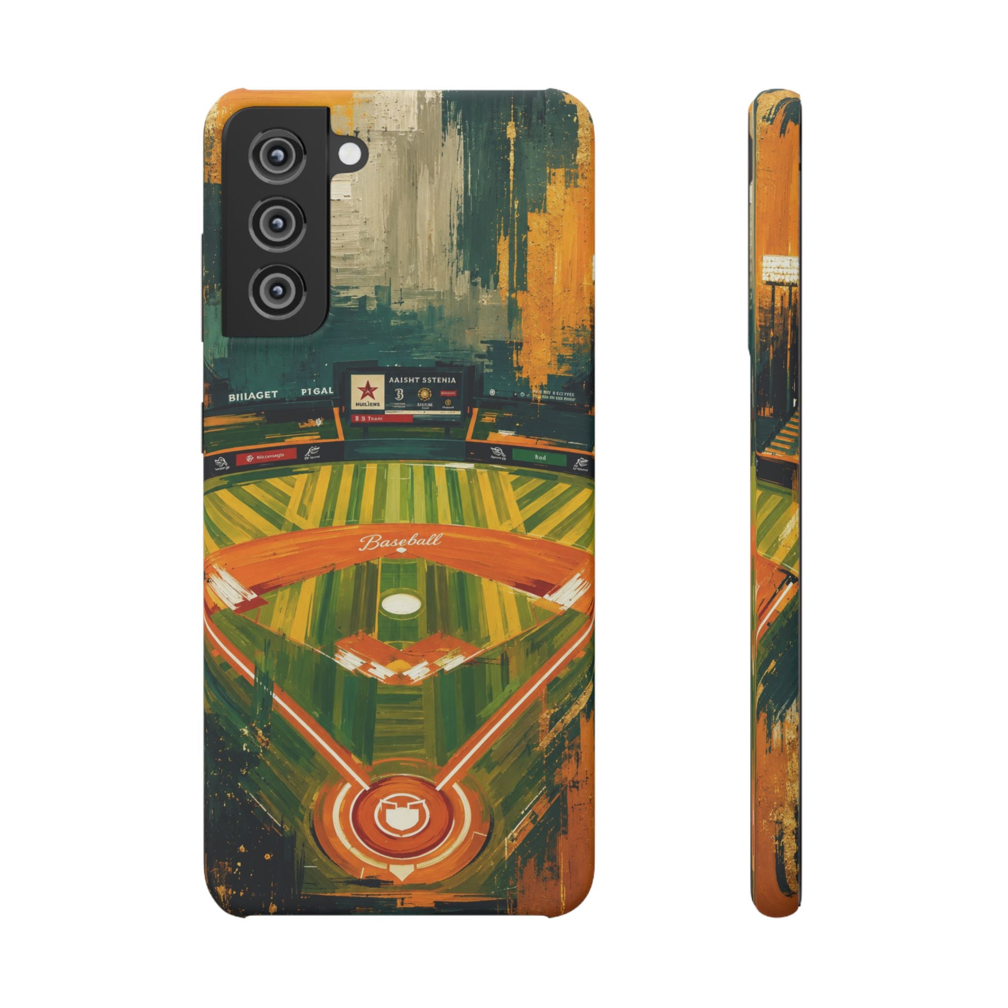 Abstract Baseball Stadium Phone Case