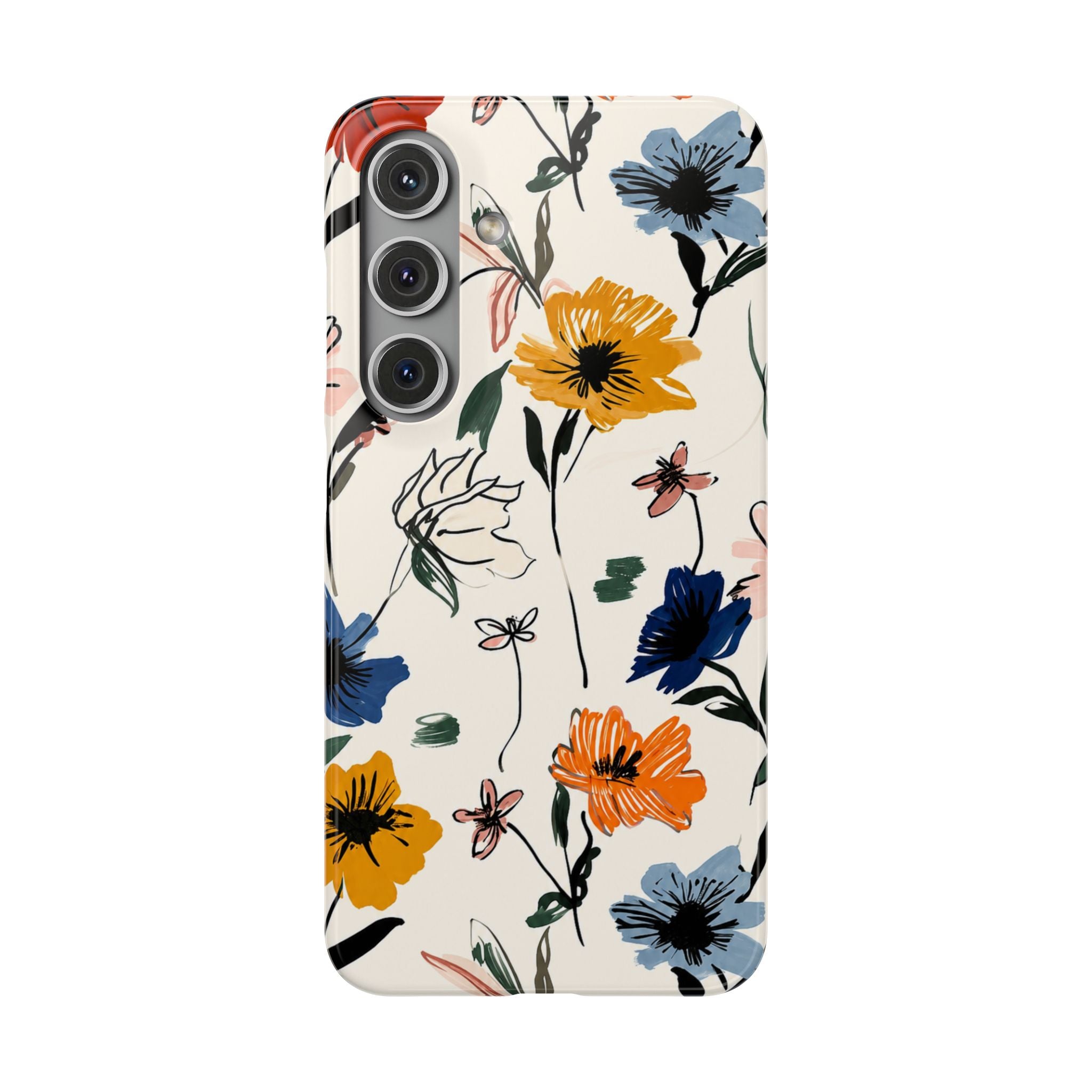 Wildflower Sketch Phone Case